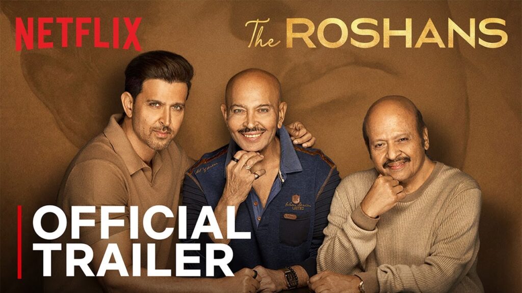 The Roshans (Netflix): Premiering on January 17th, this docu-series offers a glimpse into the lives and legacies of Bollywood's iconic Roshan family . Featuring Hrithik Roshan, Rakesh Roshan, and Rajesh Roshan, the series explores their contributions to Indian cinema and their journey through the world of films and music.  
